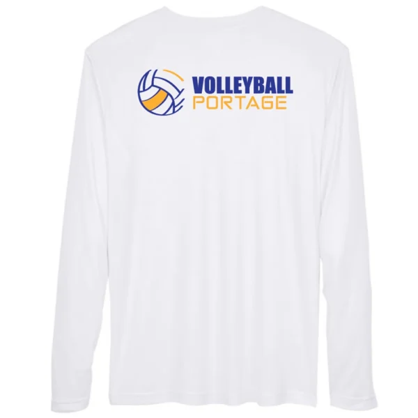TT11L Team 365 Performance Long Sleeve Shirt - White - Image 2